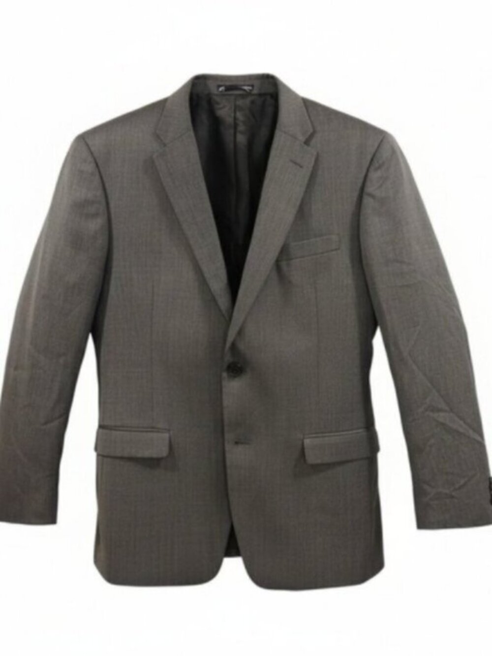 Tommy Hilfiger SZ L44/W38 Dark Grey 100% Wool Single Breast Blazer Suit Jacket